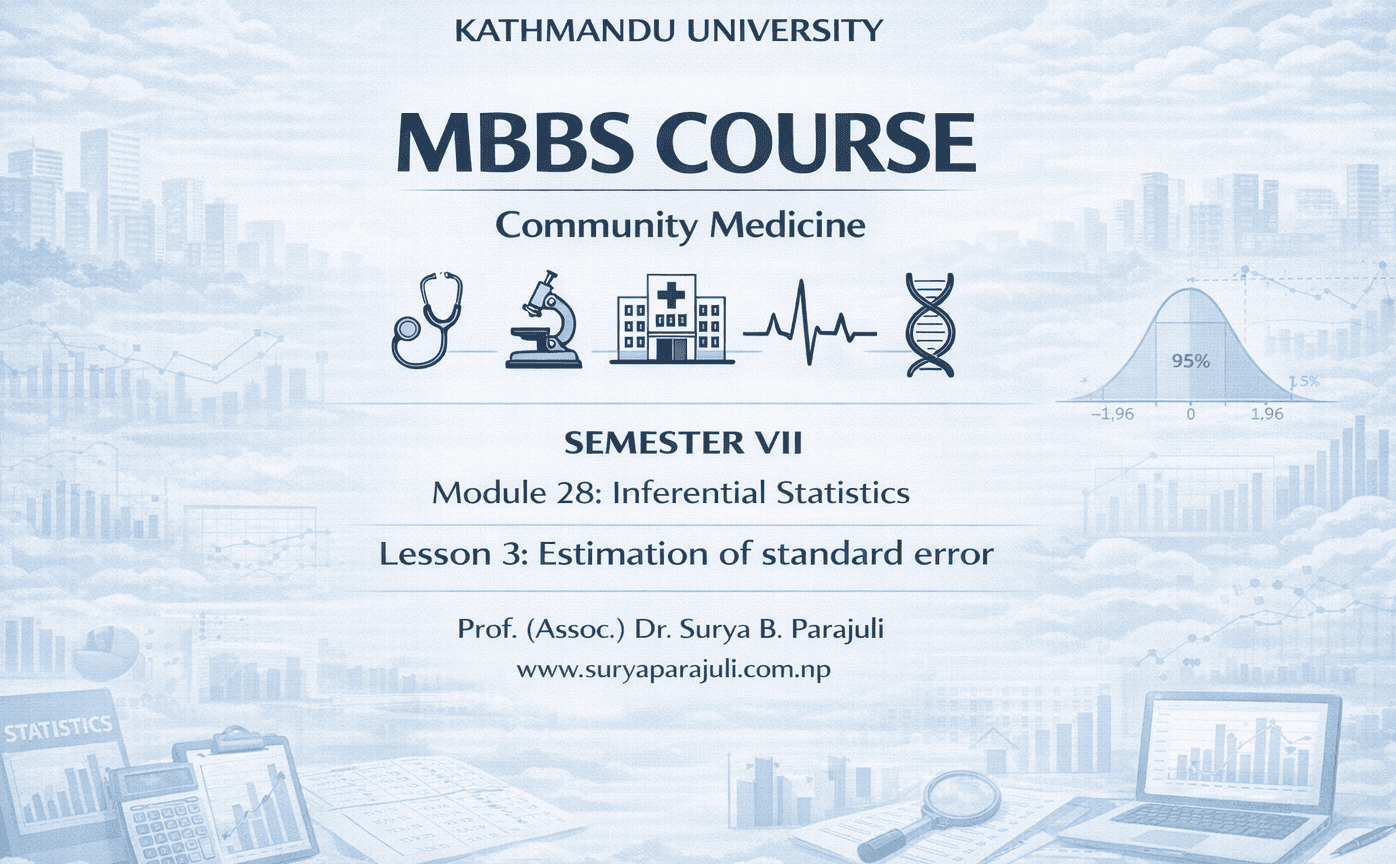  Estimation of standard error